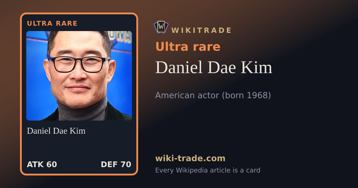 Daniel Dae Kim — Ultra rare card