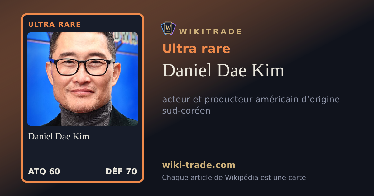 Daniel Dae Kim — carte Ultra rare