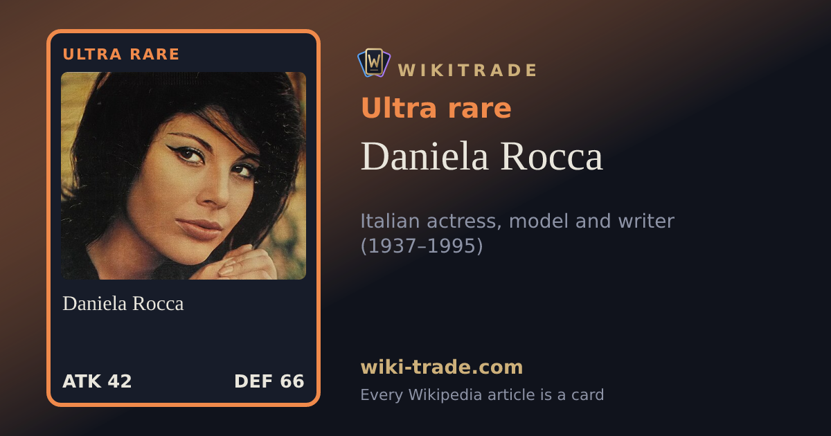 Daniela Rocca — Ultra rare card