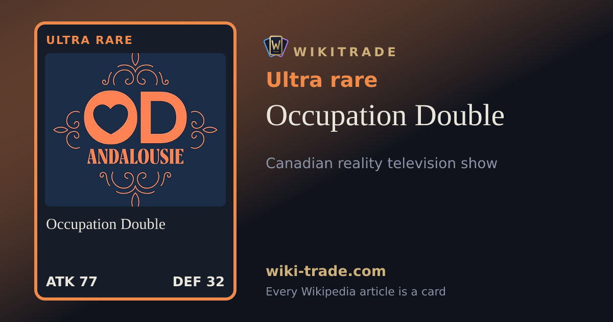 Occupation Double — Ultra rare card