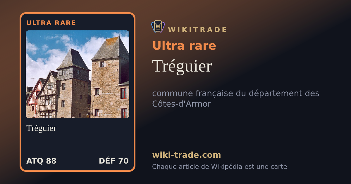 Tréguier — carte Ultra rare