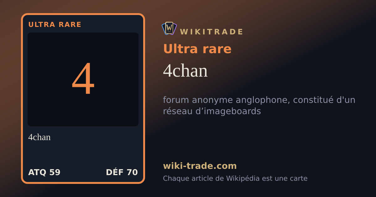 4chan — carte Ultra rare