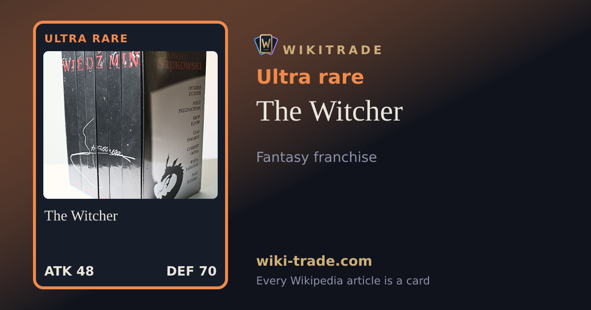 The Witcher — Ultra rare card