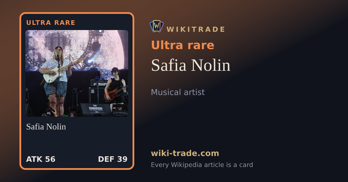Safia Nolin — Ultra rare card