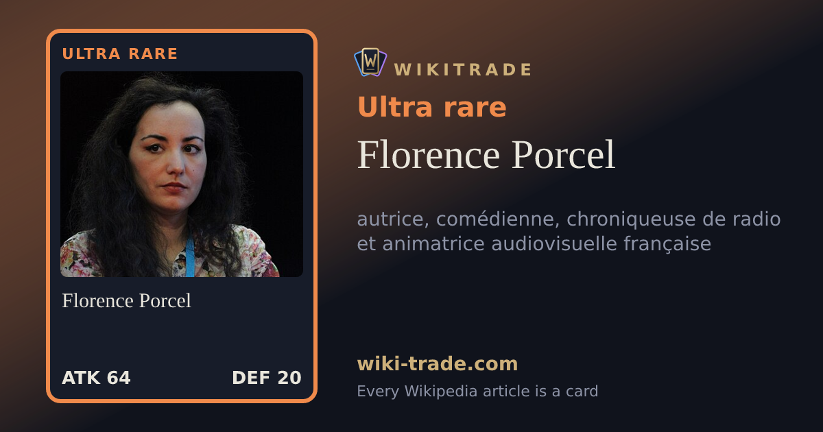 Florence Porcel — Ultra rare card