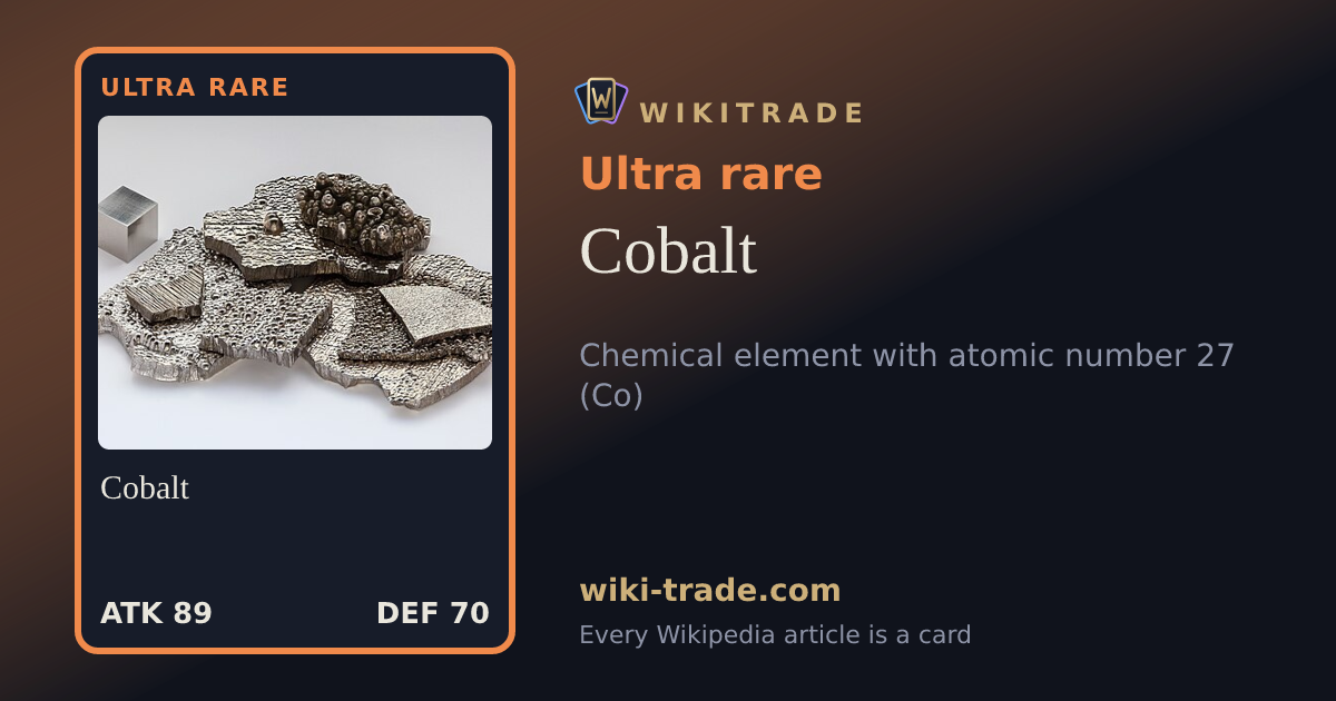 Cobalt — Ultra rare card