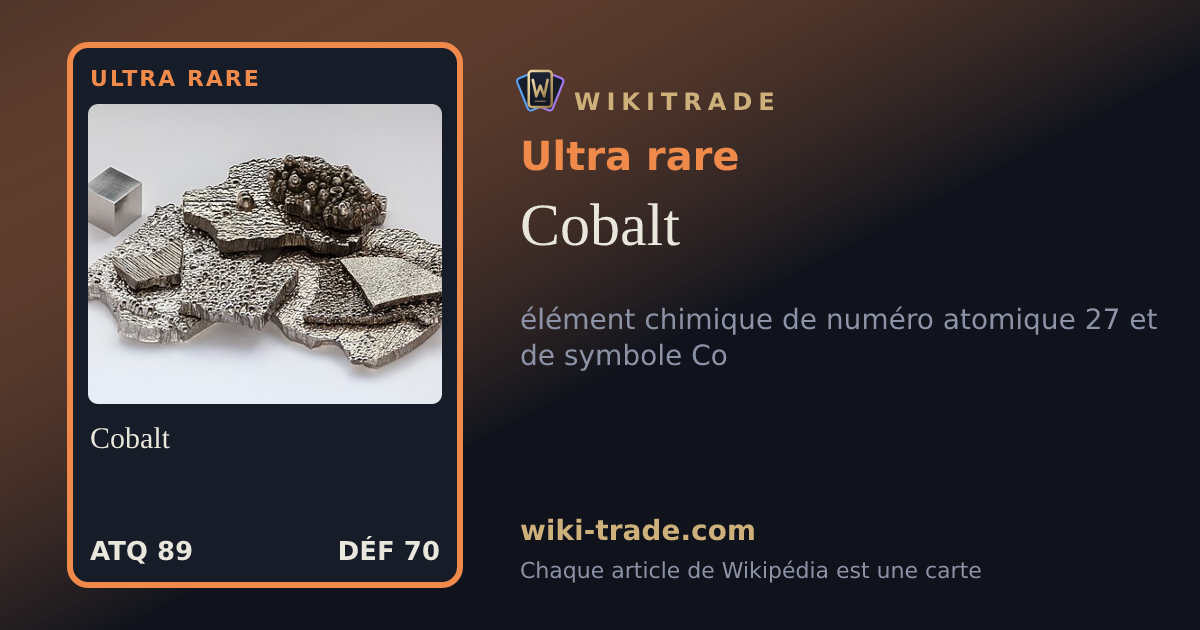 Cobalt — carte Ultra rare