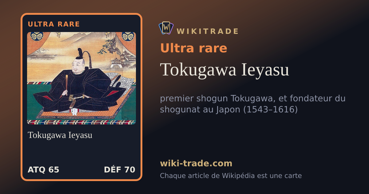 Tokugawa Ieyasu — carte Ultra rare