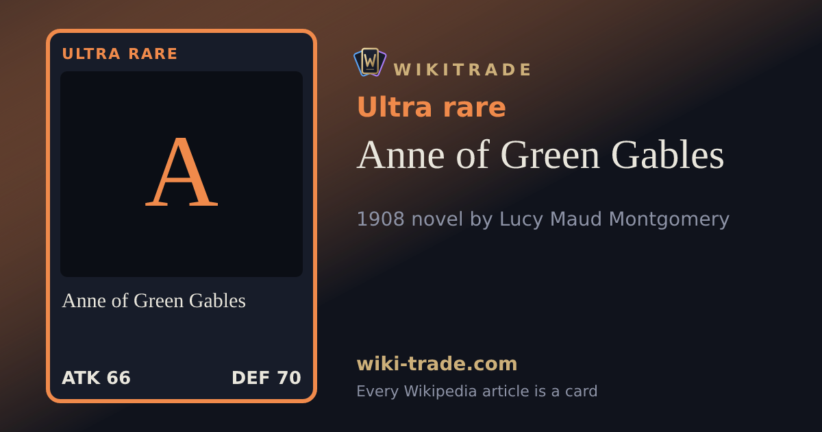 Anne of Green Gables — Ultra rare card