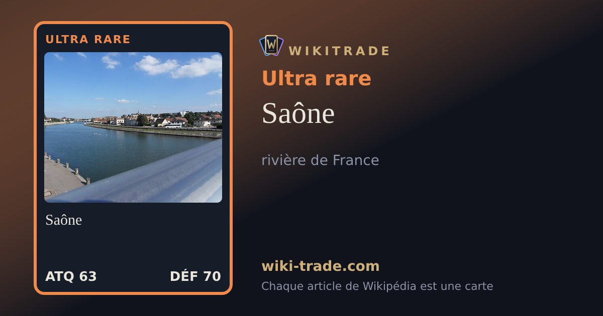 Saône — carte Ultra rare