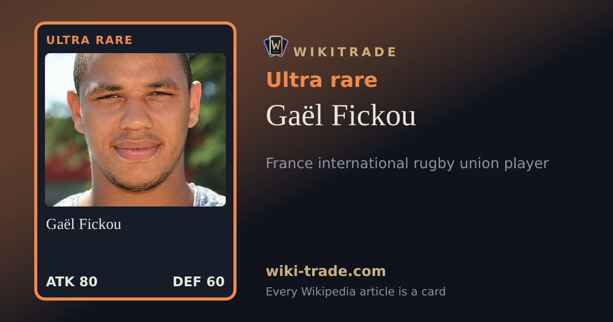 Gaël Fickou — Ultra rare card