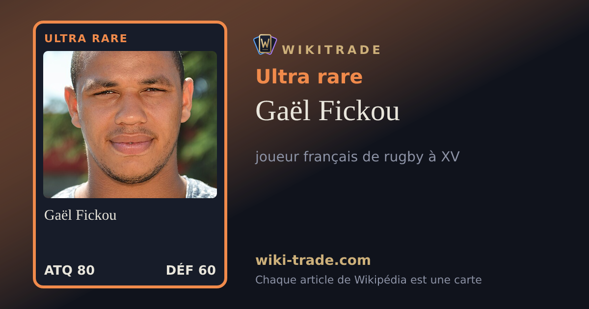Gaël Fickou — carte Ultra rare
