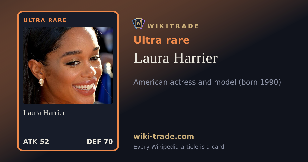 Laura Harrier — Ultra rare card