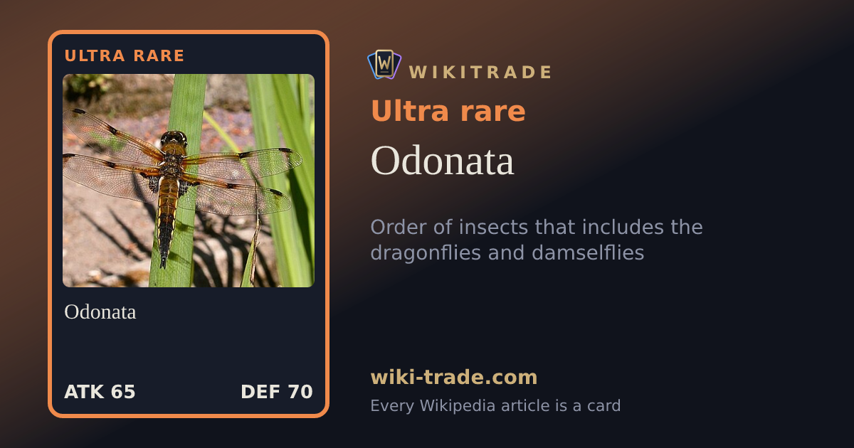 Odonata — Ultra rare card