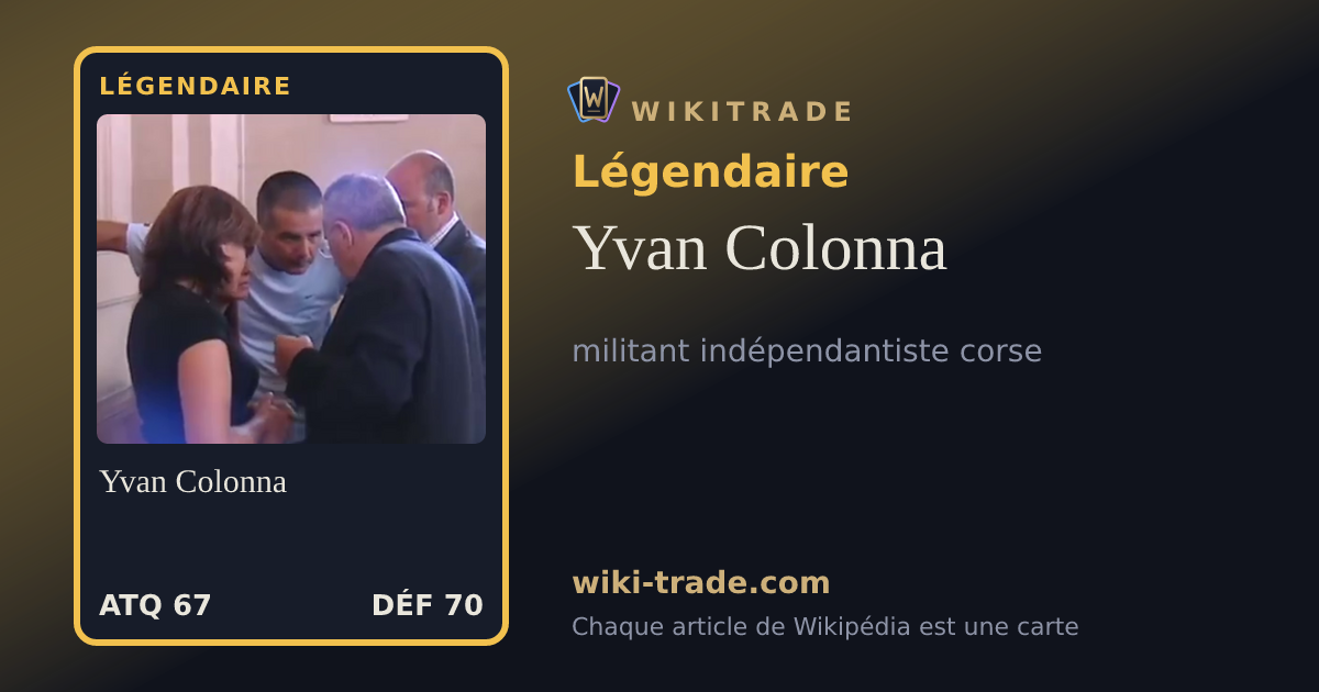 Yvan Colonna — carte Légendaire