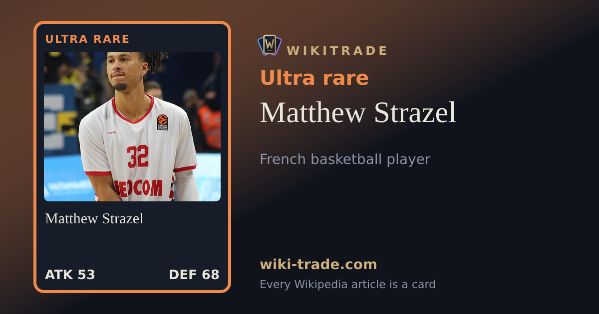 Matthew Strazel — Ultra rare card