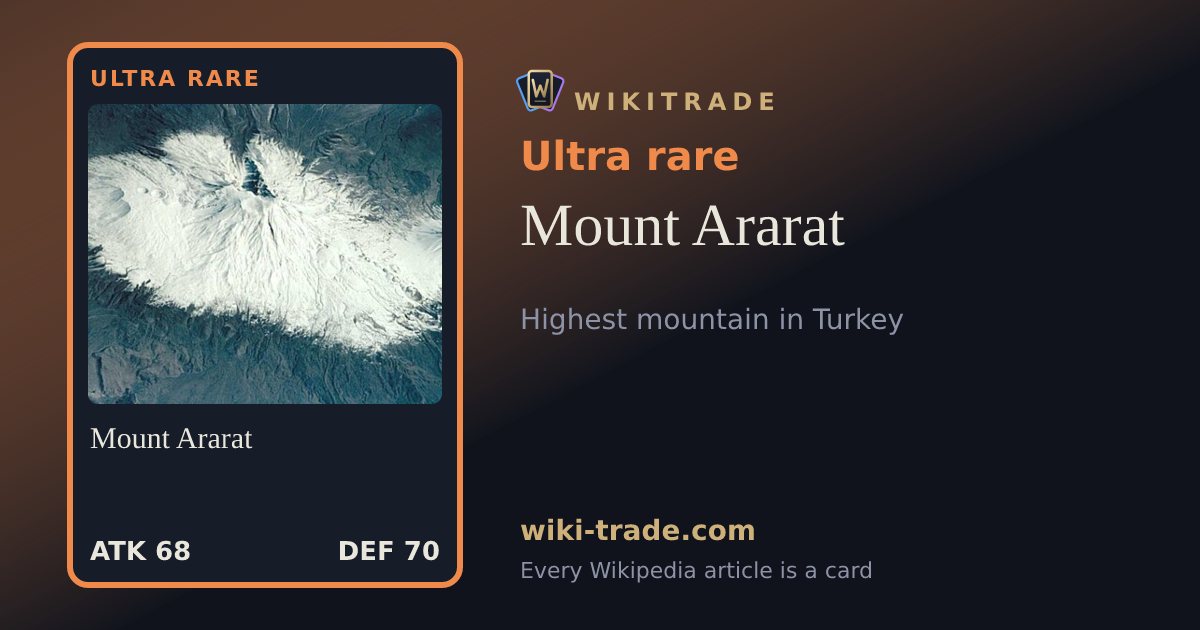 Mount Ararat — Ultra rare card