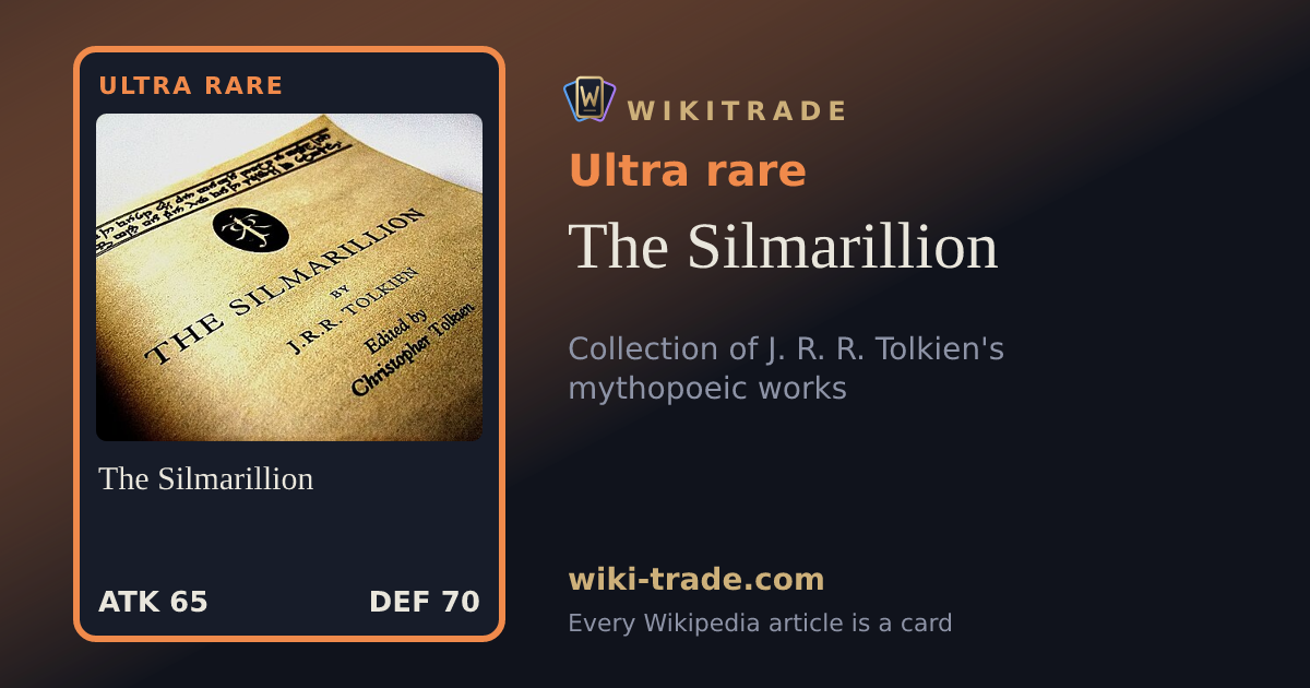The Silmarillion — Ultra rare card