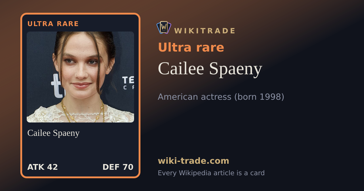 Cailee Spaeny — Ultra rare card