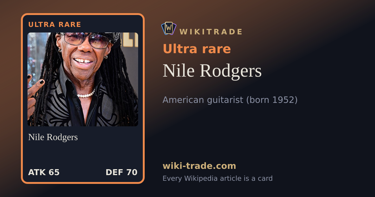 Nile Rodgers — Ultra rare card