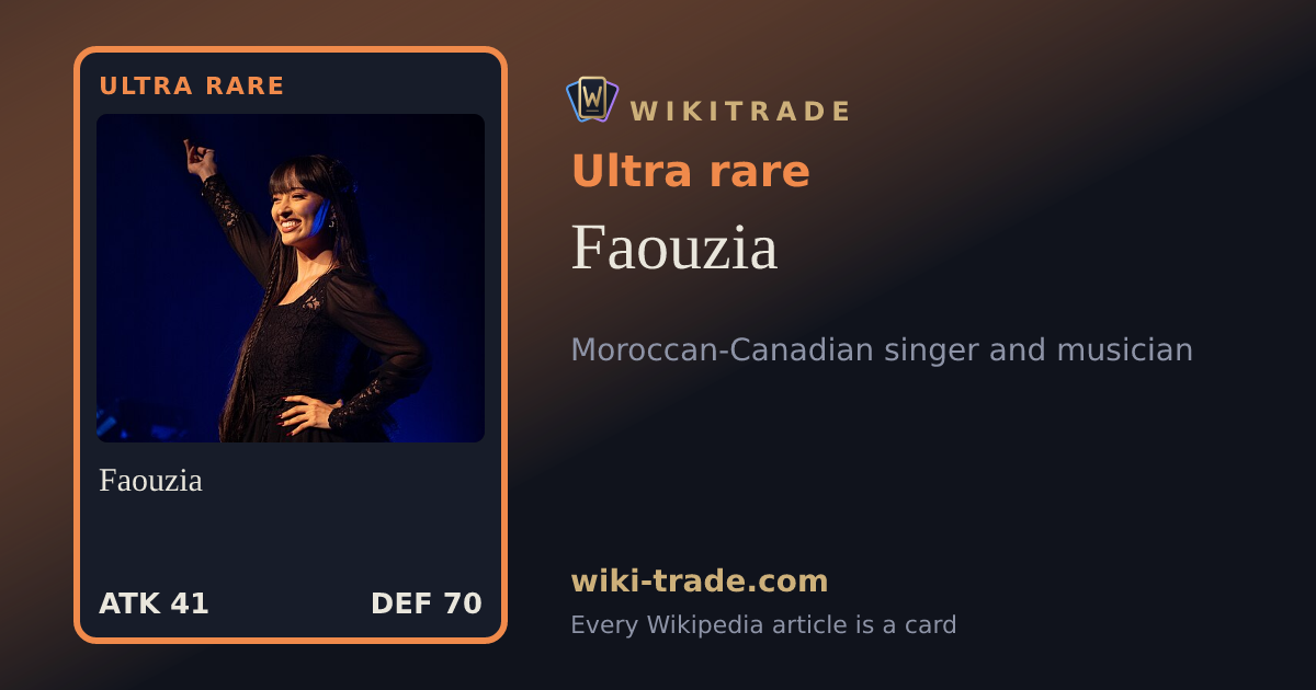 Faouzia — Ultra rare card