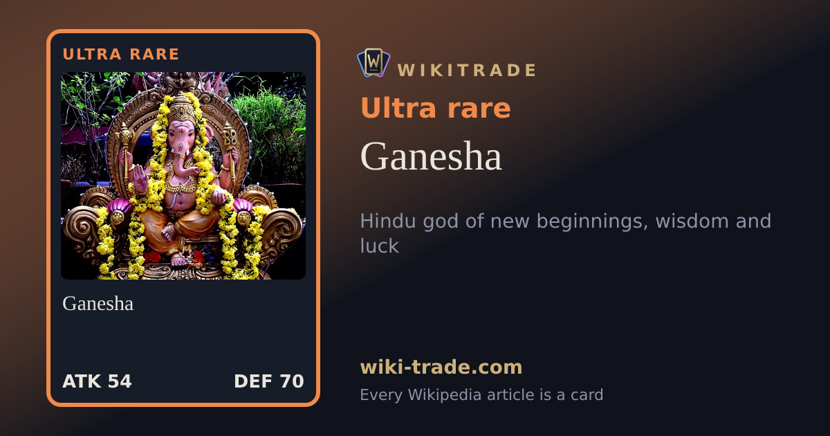Ganesha — Ultra rare card