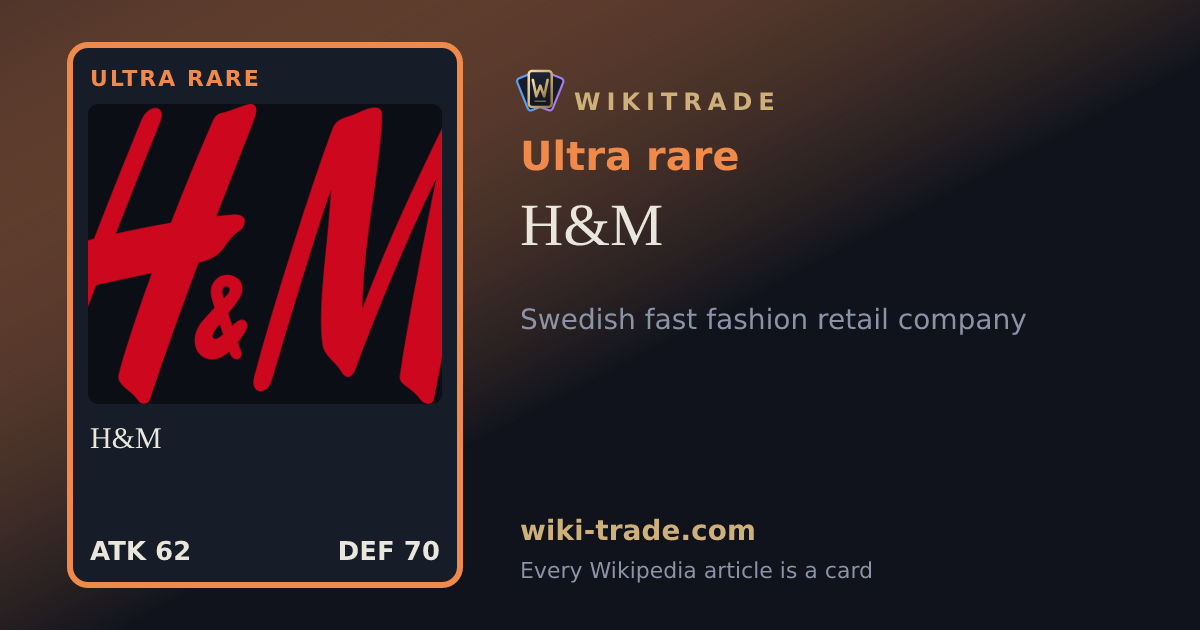 H&M — Ultra rare card