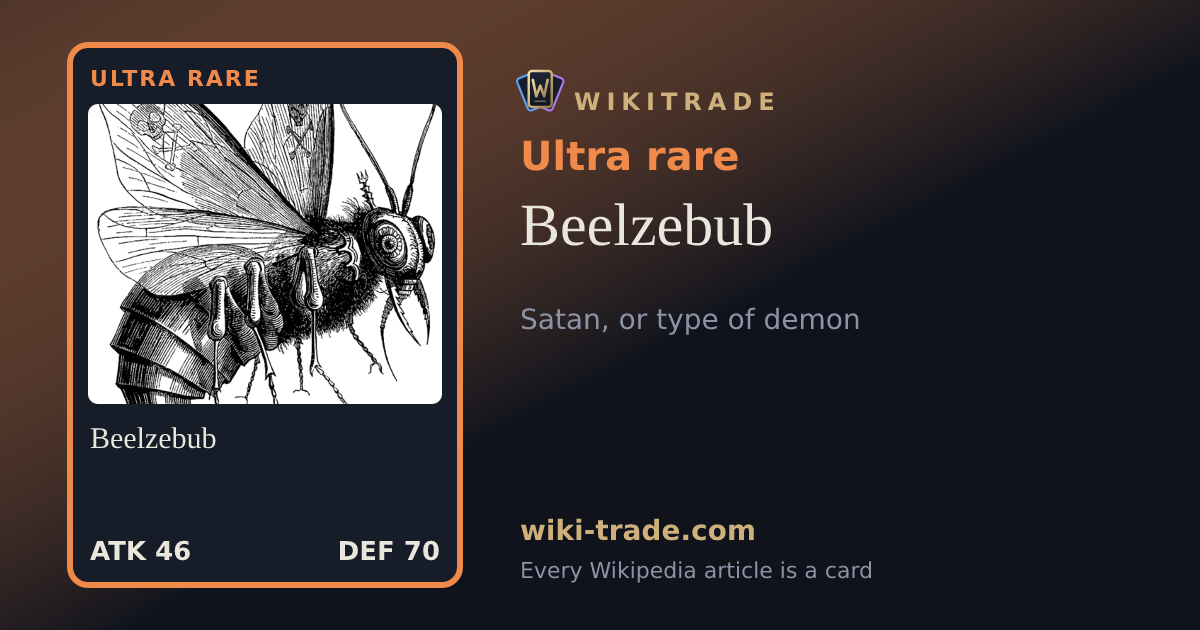 Beelzebub — Ultra rare card