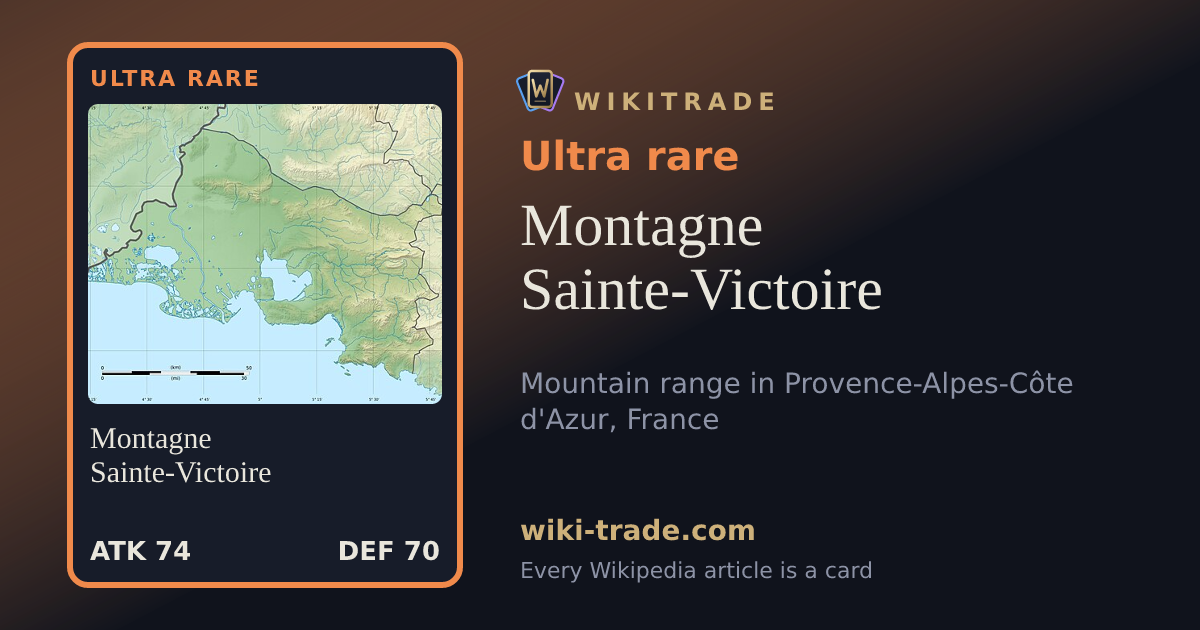 Montagne Sainte-Victoire — Ultra rare card