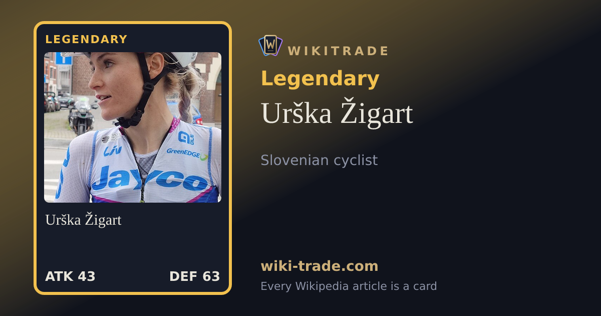 Urška Žigart — Legendary card