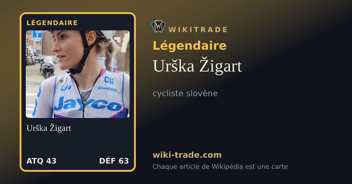 Urška Žigart — carte Légendaire