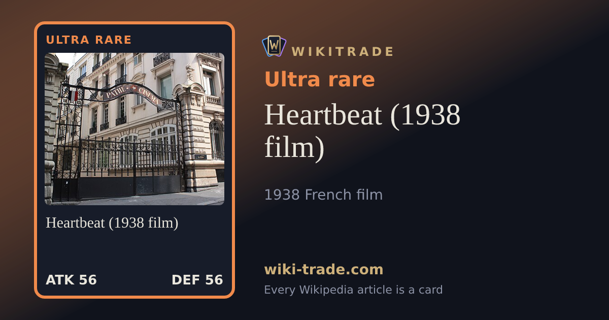 Heartbeat (1938 film) — Ultra rare card