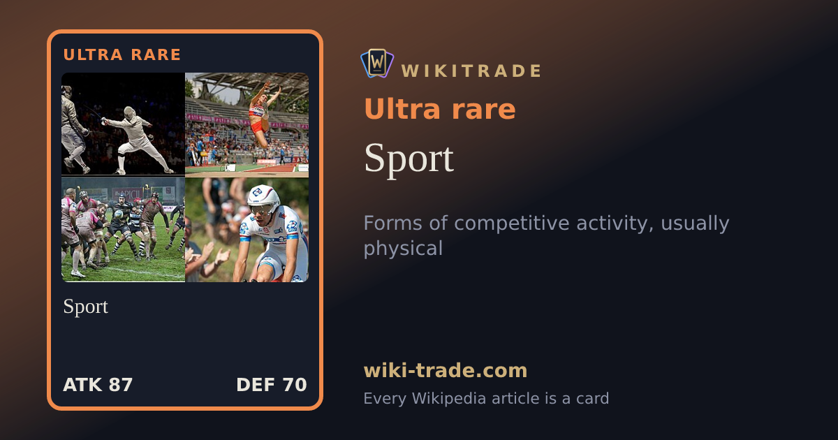 Sport — Ultra rare card
