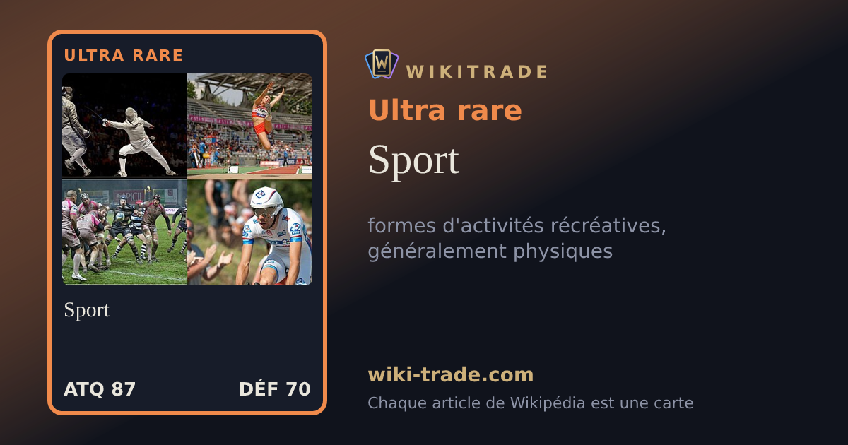 Sport — carte Ultra rare