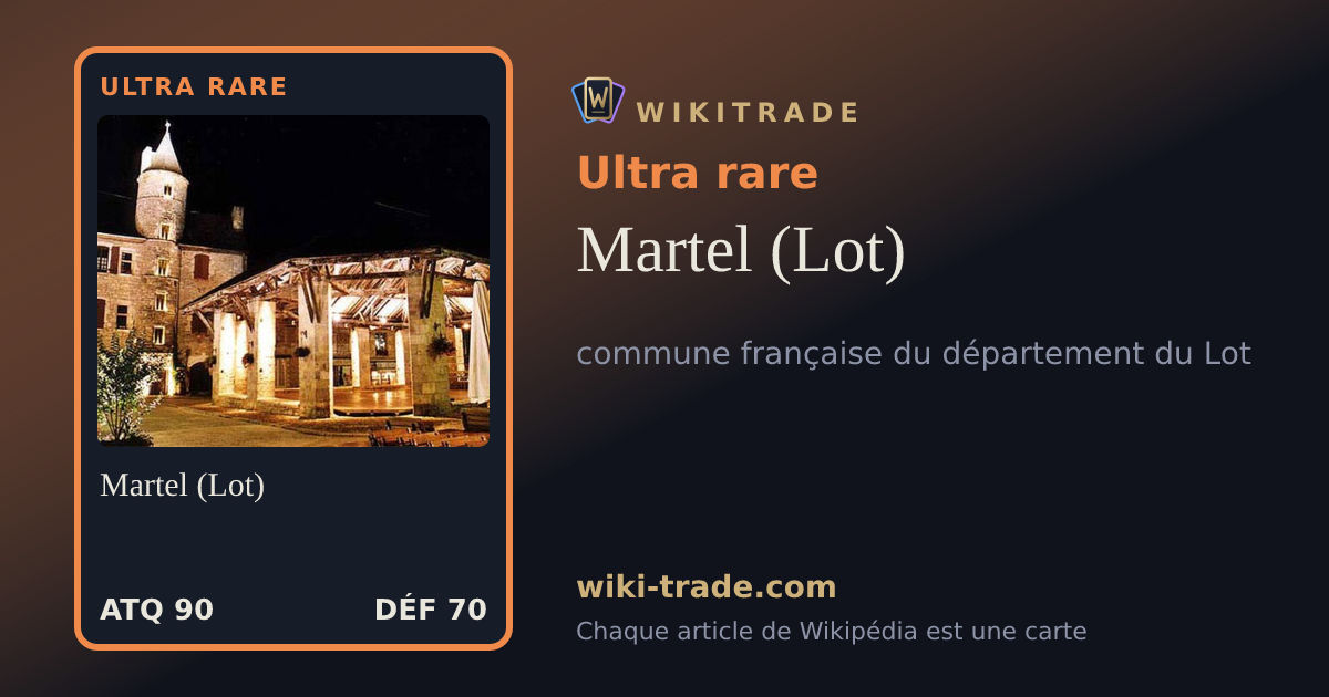 Martel (Lot) — carte Ultra rare
