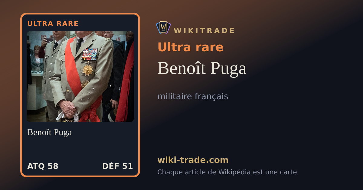Benoît Puga — carte Ultra rare