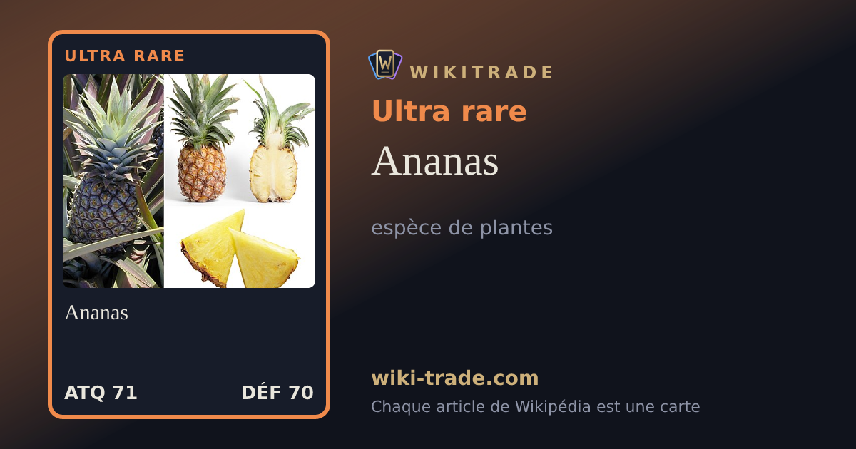 Ananas — carte Ultra rare