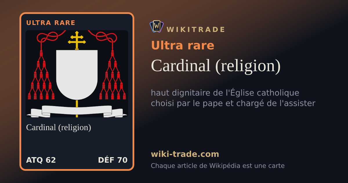 Cardinal (religion) — carte Ultra rare
