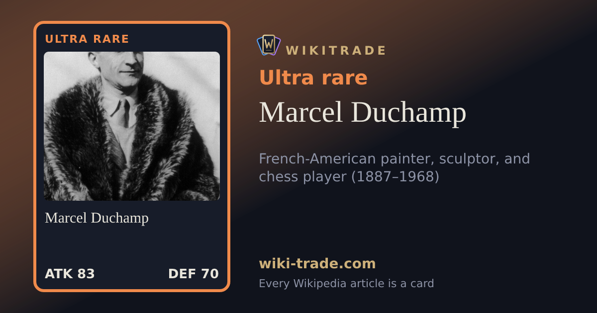 Marcel Duchamp — Ultra rare card