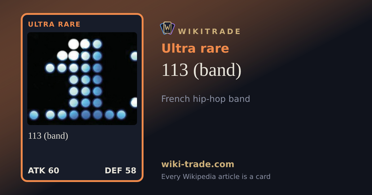 113 (band) — Ultra rare card