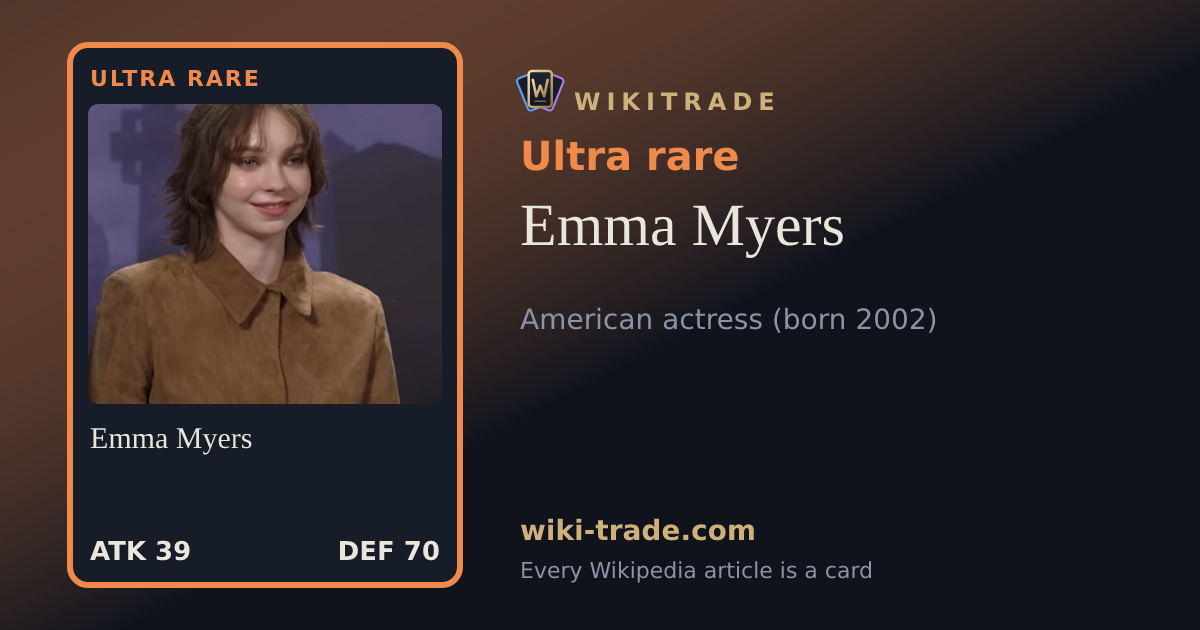 Emma Myers — Ultra rare card