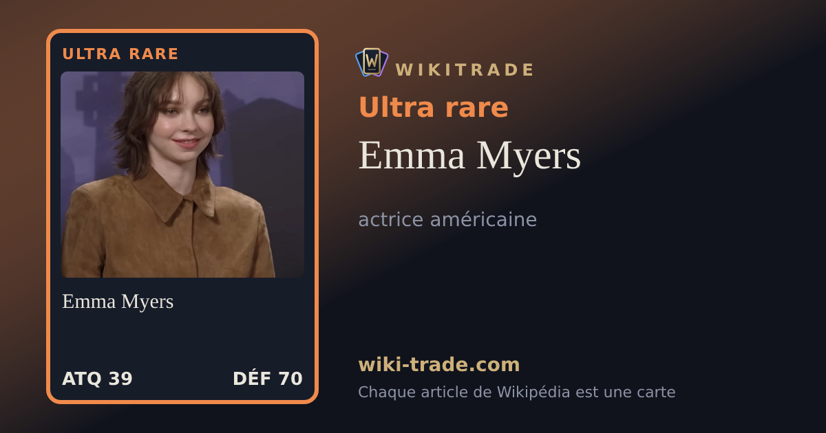 Emma Myers — carte Ultra rare