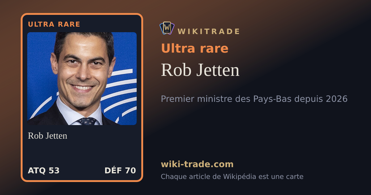 Rob Jetten — carte Ultra rare