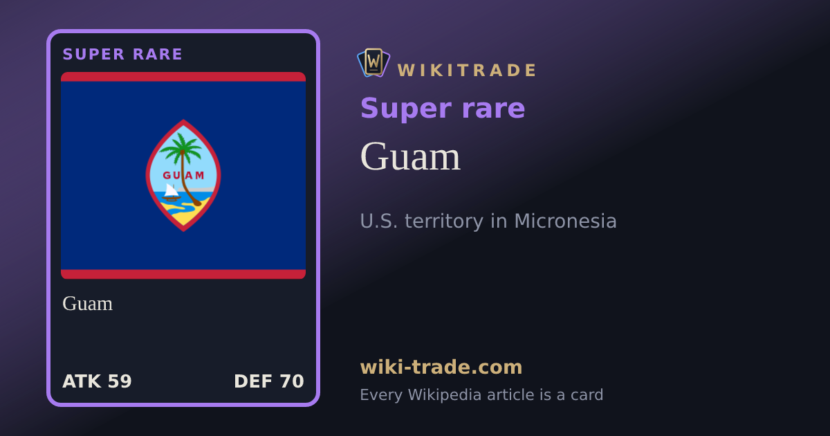 Guam — Super rare card