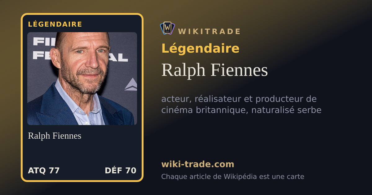 Ralph Fiennes — carte Légendaire