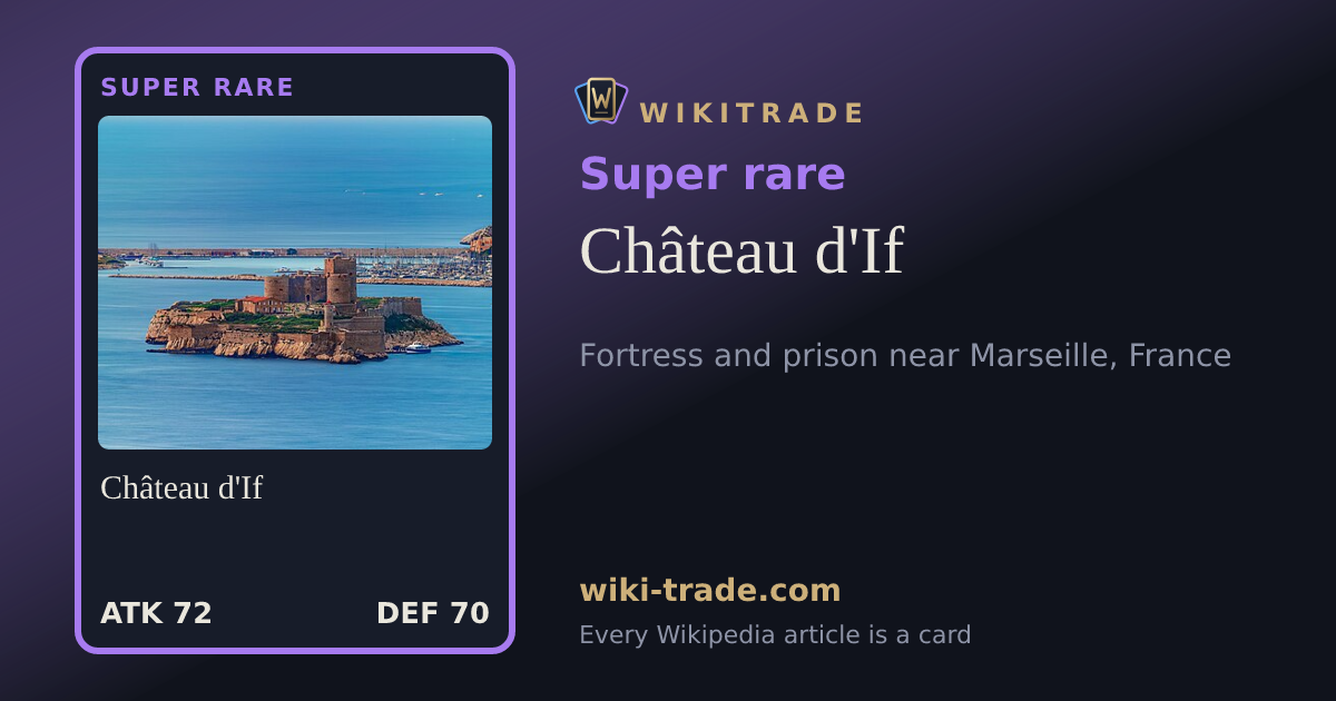 Château d'If — Super rare card