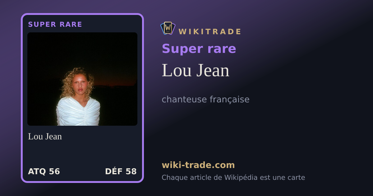 Lou Jean — carte Super rare