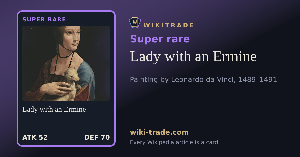 Lady with an Ermine — Super rare card