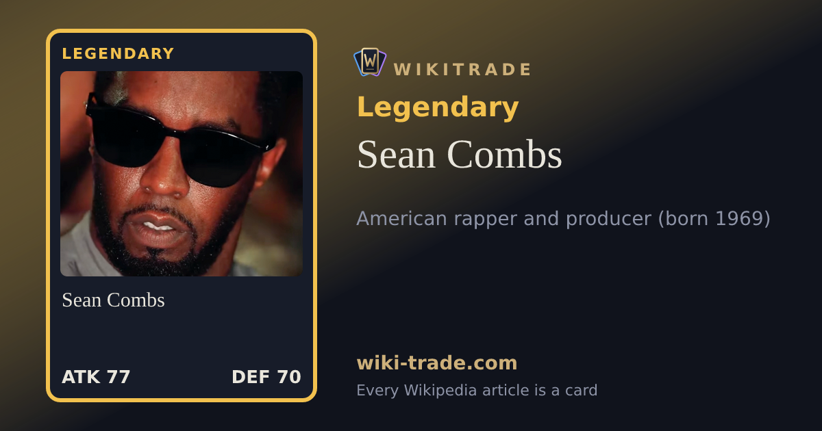 Sean Combs — Legendary card