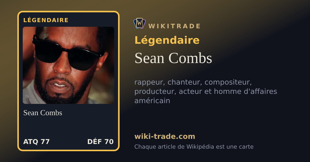 Sean Combs — carte Légendaire